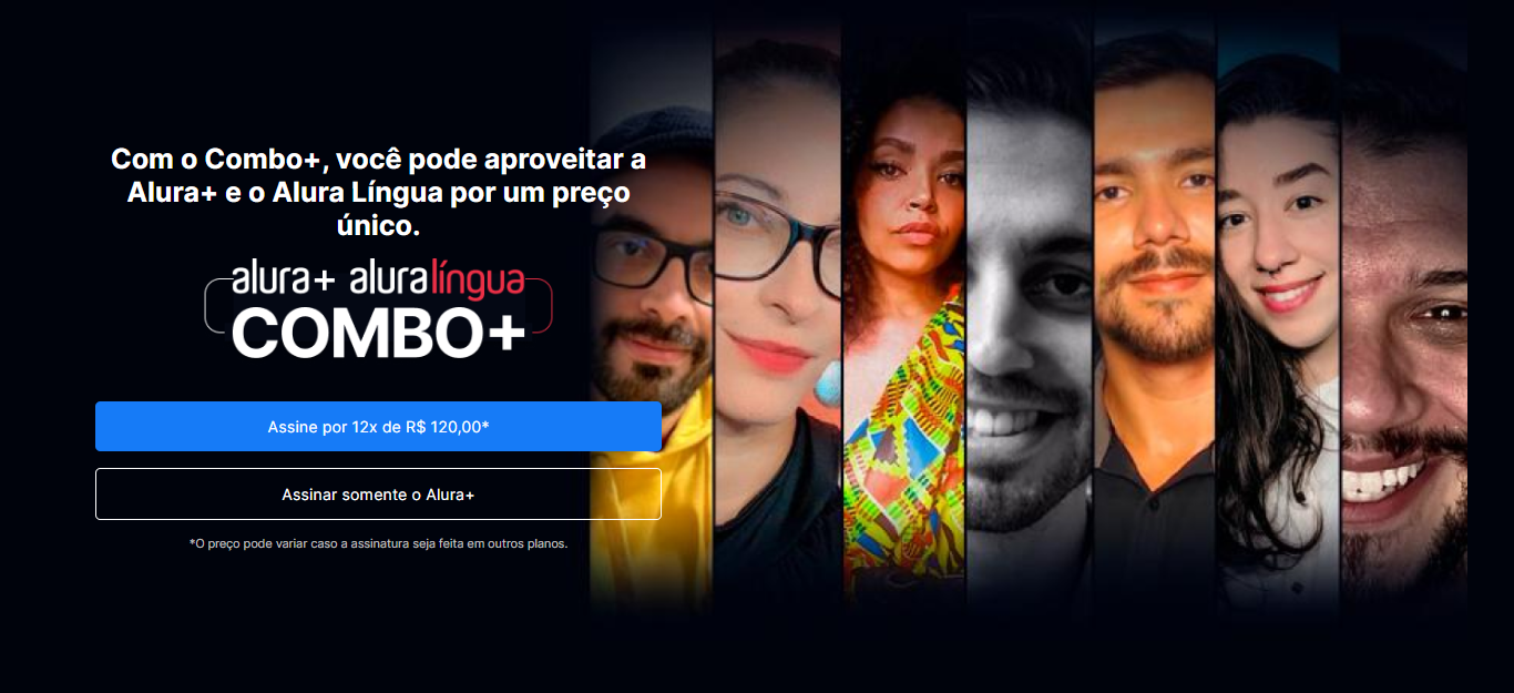 Print do projeto Alura Plus