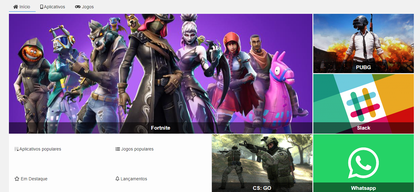 Print do projeto Alura Store
